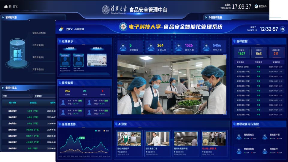 高校后勤采供食安管理系统
